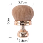 Champagne / 1 pezzo pennello da trucco unisex Immagine7